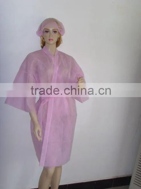 nonwoven clothes Bath Robes/Kimono Robe for Spa