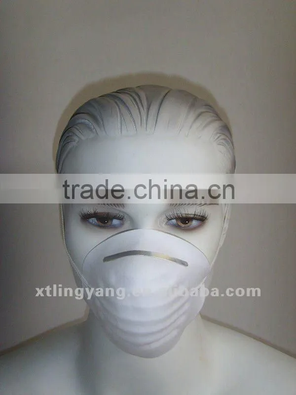 Disposable non-woven N95 dust mask