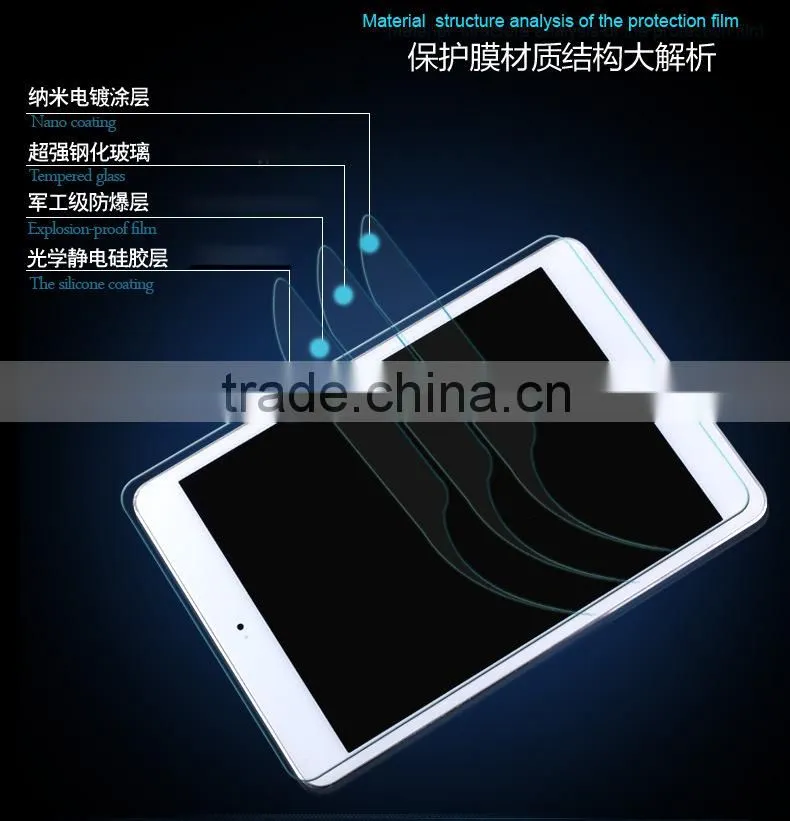 9H tempered glass screen film for ipad Air tempered glass protective film