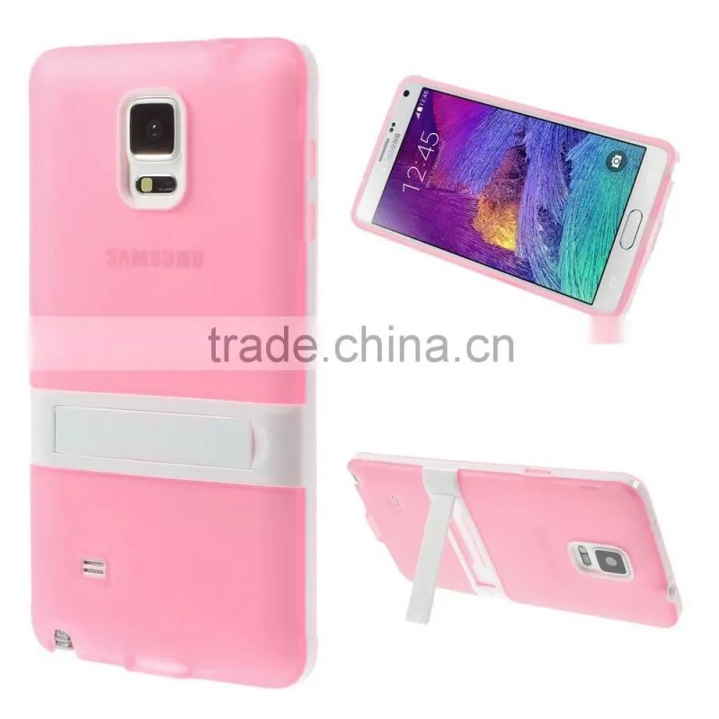 2015 New arrival!! hybird slim armor case with stand tpu pc case for Galaxy note 4