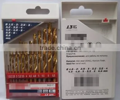 HSS Titanium coating Twist Drill Titanium Coated
