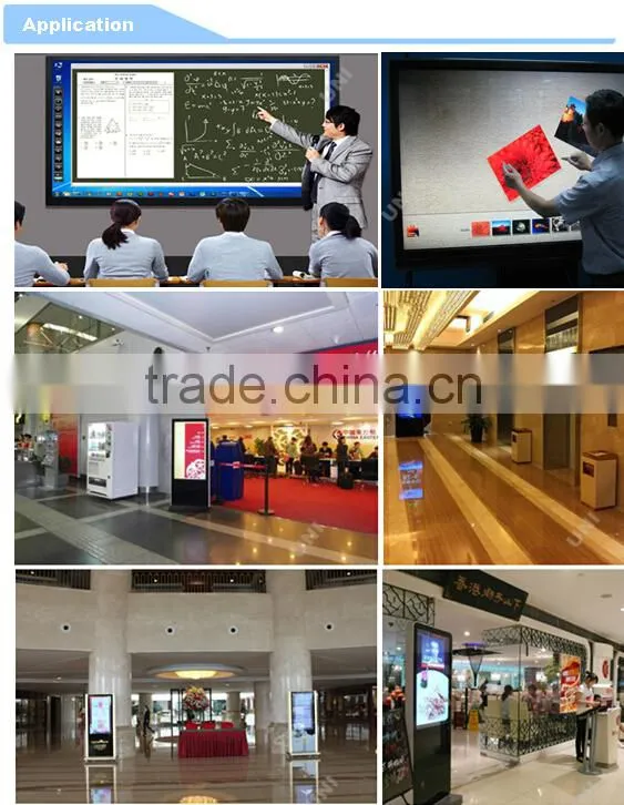 Wifi 55 inch HD multi media touch screen kiosk