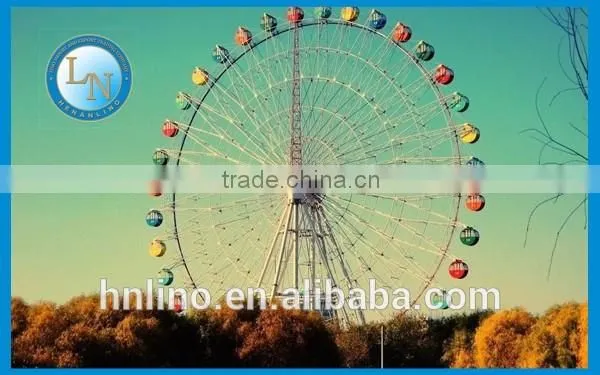 Romantic Best selling entertainment equipment park rides giant ferris wheel manufacturer