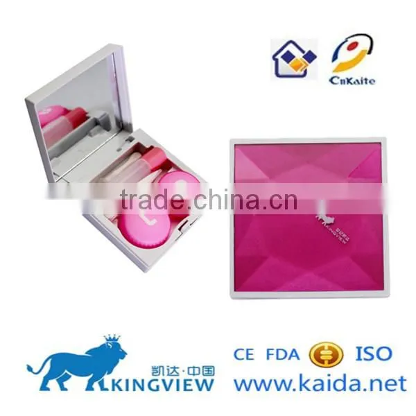 Candy crystal color contact lens box for popular wholesale