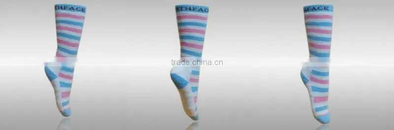 Stripes kids ski socks
