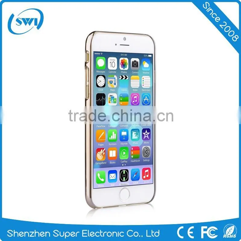 COMMA Transparent Mesh Design Flexibility PC Back Case Cover for iPhone 6 4.7