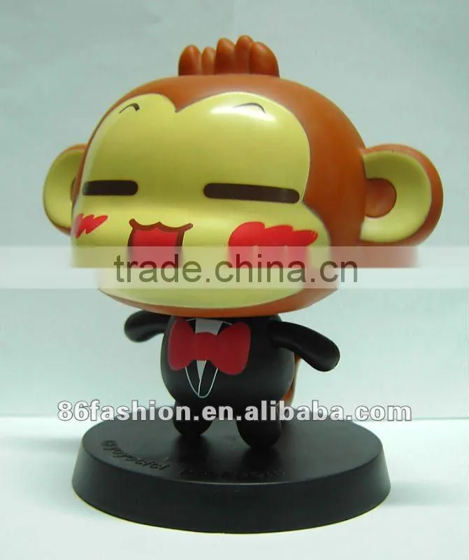 shake head customized toy & doll, cute monkey toys