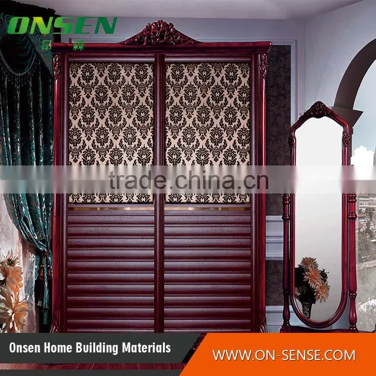 Wholesale china factory aluminum framed sliding door wardrobe alibaba with express