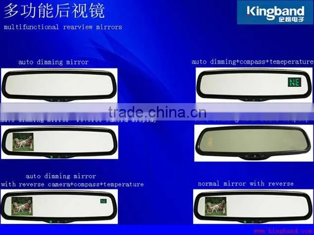 HOT!!!auto dimming rearview mirror with camera for your car