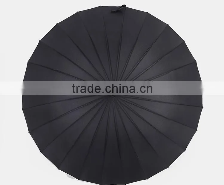 24k katana handle umbrella straight auto open umbrella with sword handle manufacture by china parasol factory