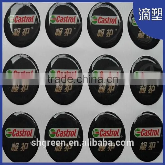 Lovely heat resistant clear epoxy resin sticker,3D domed sticker