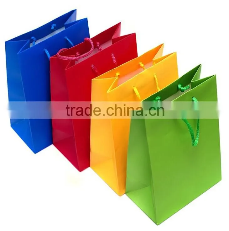Offset Printing Surface Handling paper shopping bag christmas gift bag