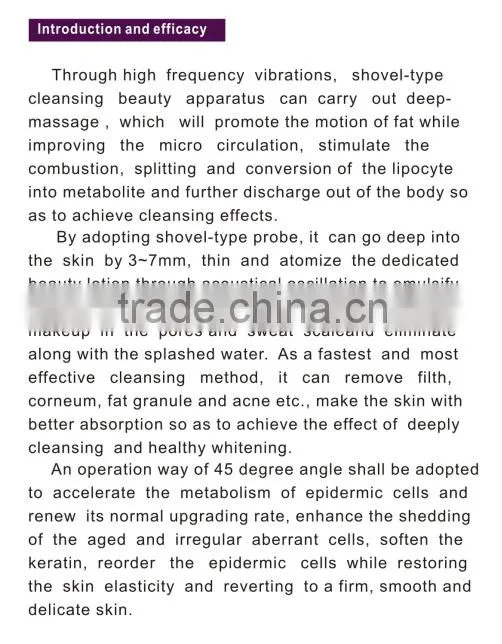 AYJ-H100D(CE) Mini home use skin peeling ultrasonic skin scrubber