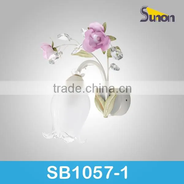 Sunonlighting wroughtiron modern flowers chandelier
