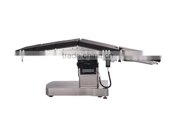 Table top is divided into five sections OT table