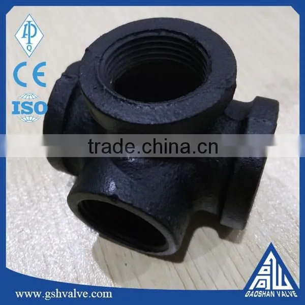 casting iron decorative pipe cross/3d corss with high quality