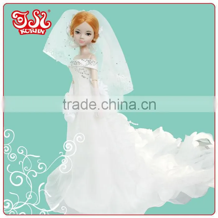 Best seller 11'' fashion bride doll vinyl doll toy