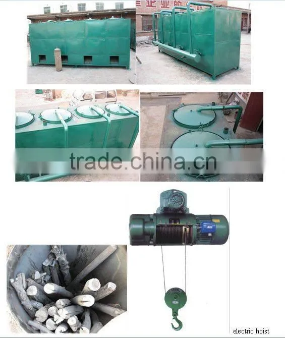 The new-type environmental hoisting carbonization furnace