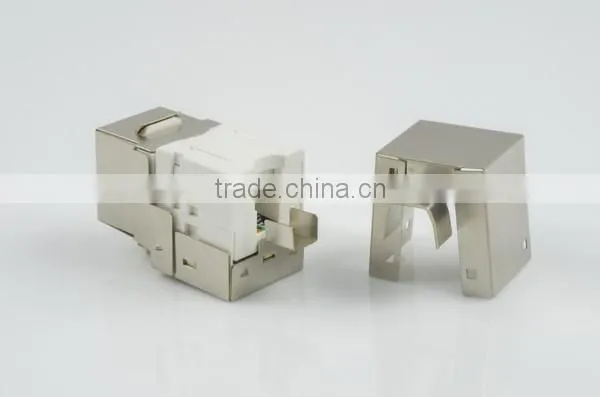 Network Solution Cat6 UL 90Degree Shielded STP Modular Keystone Jack