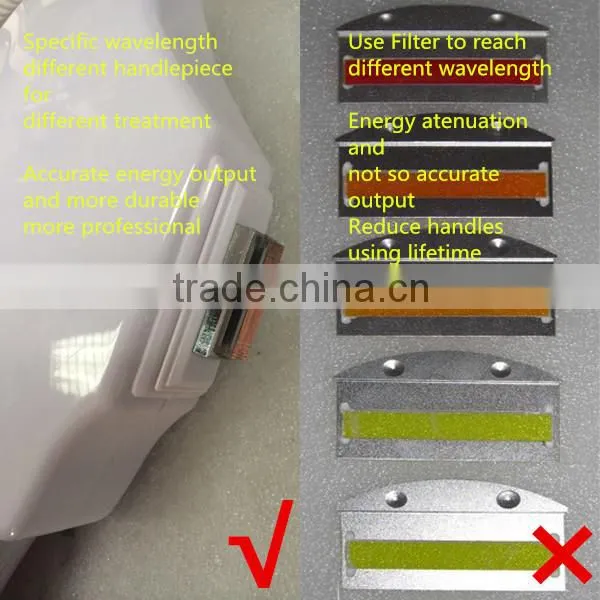IPL machine use best quality ipl lamp ipl pulsed light