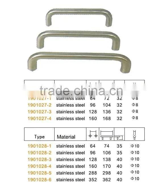 high quality furniture stainless steel door knobs door handles for furniture door