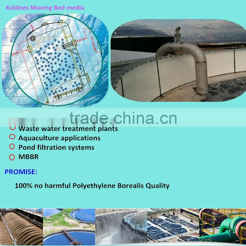 2017 new Economic Safe Valuable plastic bio carrier Type Kaldnes K3 media