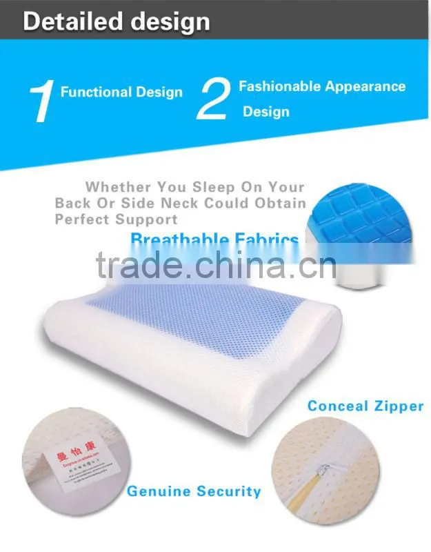 Memory Foam Cooling Gel Pillow Manufacturer