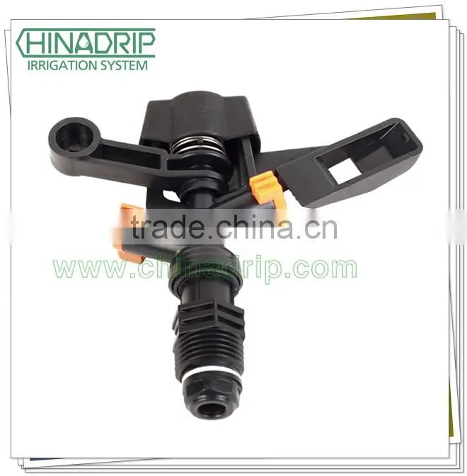 Irrigation plastic impact sprinkler