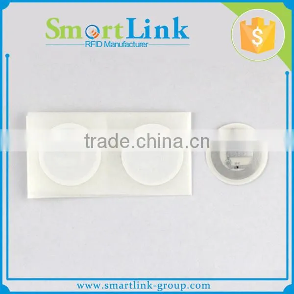 promotion!! rfid nfc Ntag213 label tag for nfc moblie phone, cheap 25mm dia blank paper label sticker,nfc chip suppliers