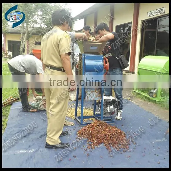 electric and manual coffee bean peeler machine, coffee huller and skin removing machine