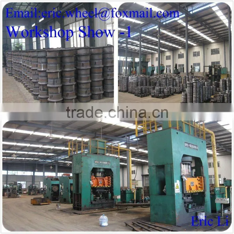 22.5*6.75 tubeless steel wheel
