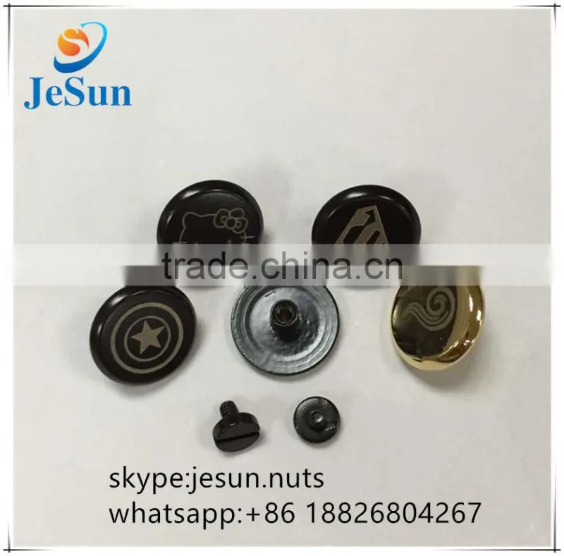 Custom Stainless Steel M2 male and female screws with Logo for kids toys