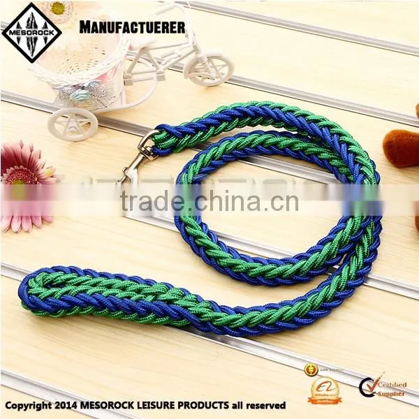 Wholesale custom pet harness pet strap nylon hands free dog leash