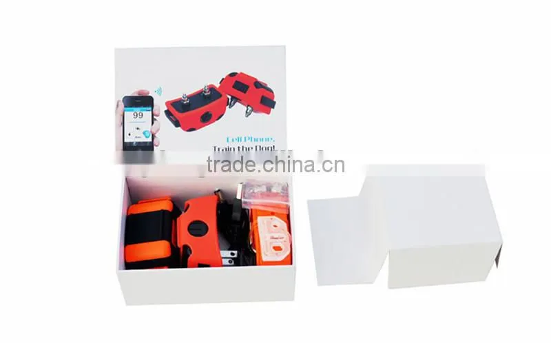 Electronic remote pet dog training Pet Behave Remote Bluetooth Dog Training Collar with i-Phone Controller