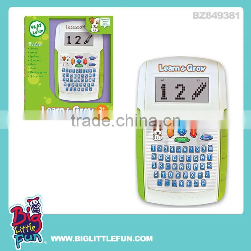 Children English intelligent learning machine toy with light