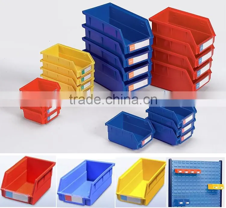 High quality plastic storage box spare parts bin with many color