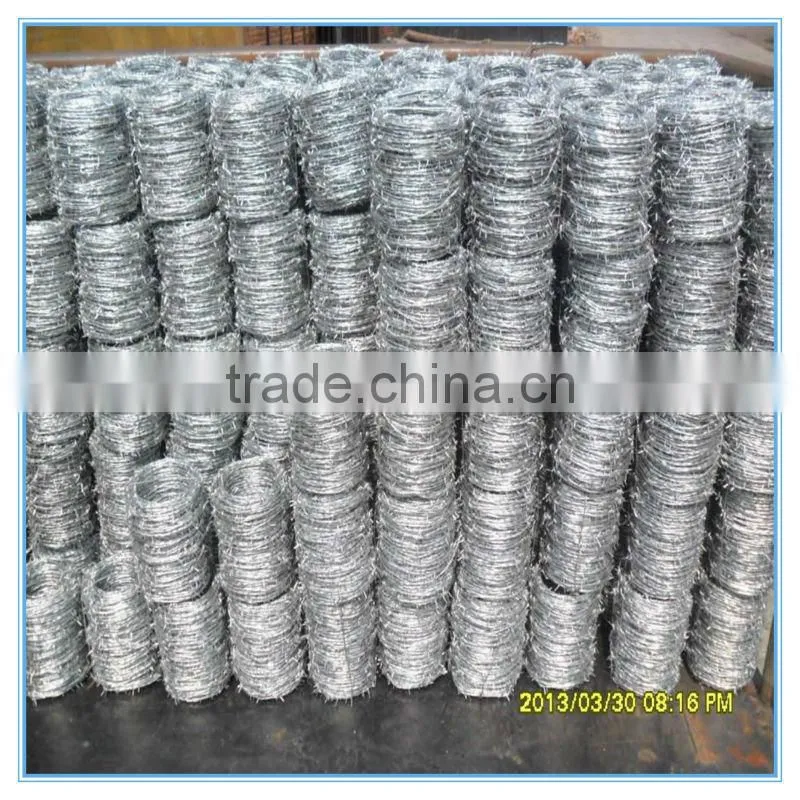 alibaba best supplier high quality cheap galvanized Barbed Wire fence made in China