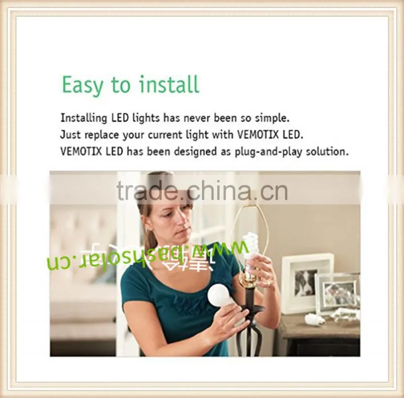 China factory cheap price 5w- 12w E27 led lighting bulb