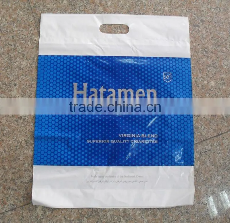 New product!HDPE/LDPE handle plastic bag for shopping