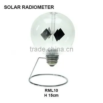 desktop crookes radiometer with blue base RMS0917TB