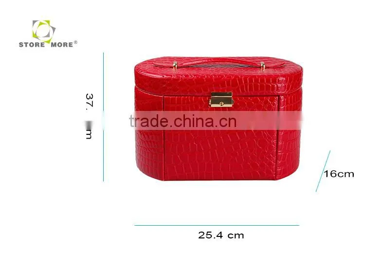 Luxury Custom Velvet Jewelry Box/Lichee Pattern Jewery Box