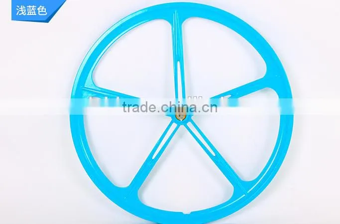 700C lightest strongest magnesium alloy bike wheel /fixed gear type hub bike wheel