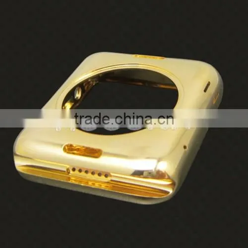 High quality 24kt gold housing for apple watch with gold buttons,for apple watch gold housing