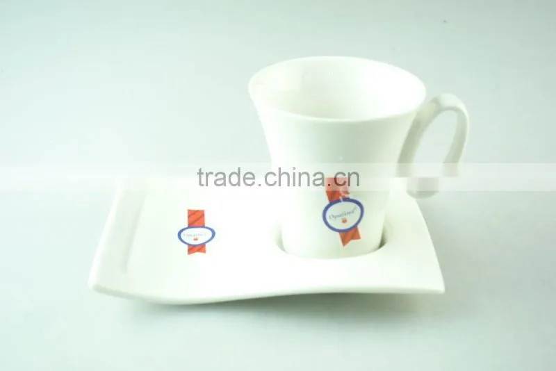 unique porcelain coffee cup and saucer , wholesale coffee cup and saucer in stock