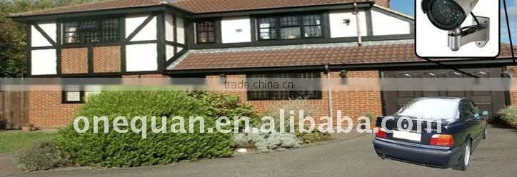 New Arrival!! Solar powered Vandal-proof Dummy security IR camera w/ outdoor rain shield for outdoor