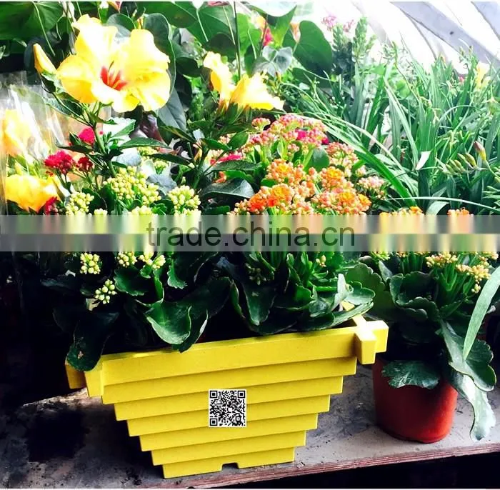 310*210 Biodegradable Colorful Plant Fiber Flower Pot