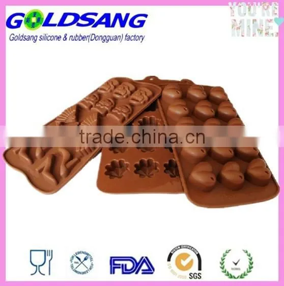 15 Cavity Silicone Mold Cake Jelly Cookie Pudding Soap Mould Chocolate Baking Pan