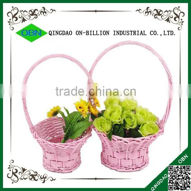Handmade christmas decorative basket flower