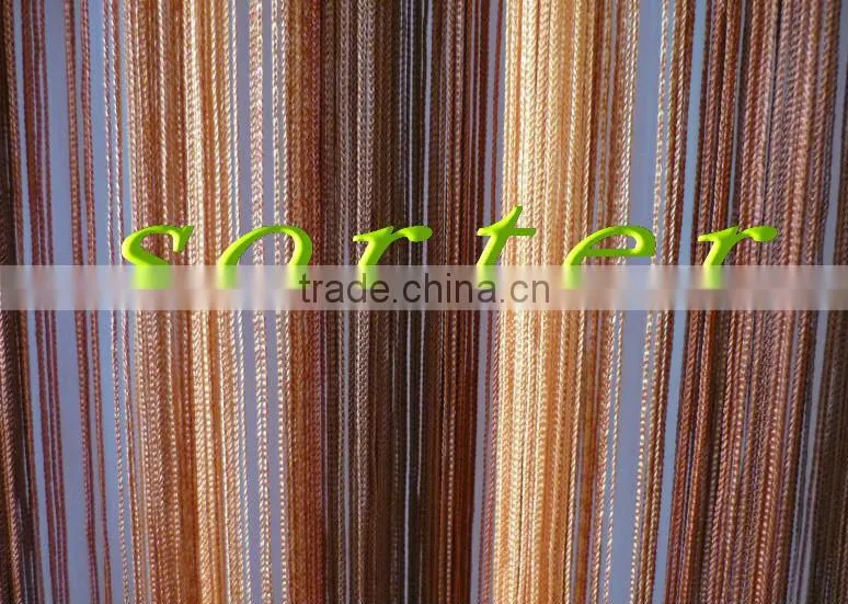 Sorter's decorative string curtain