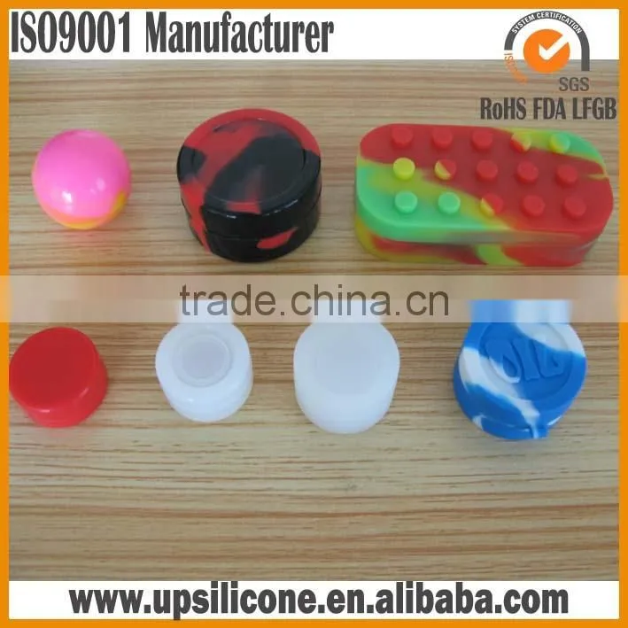 newest vaporizer pen accessories silicone jars dab wax container vape pen